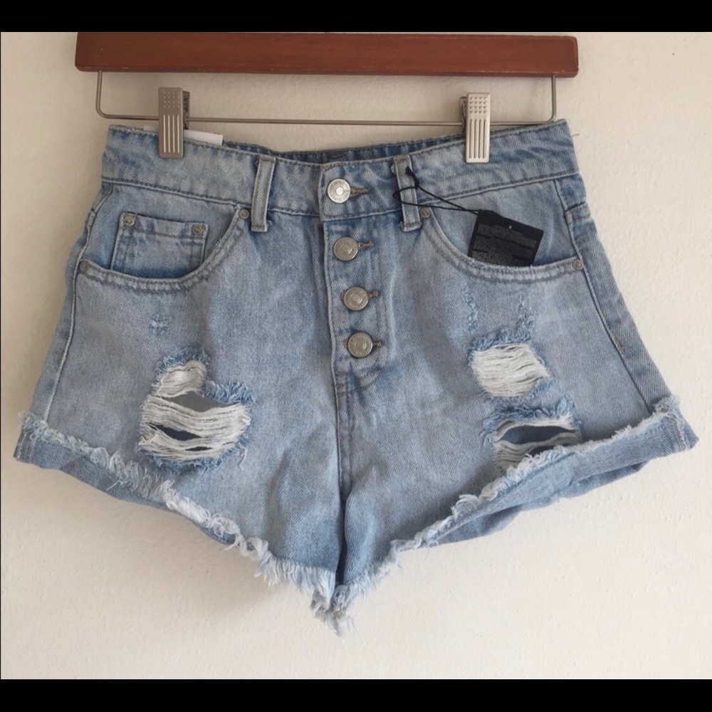 Forever 21 high waisted denim shorts
